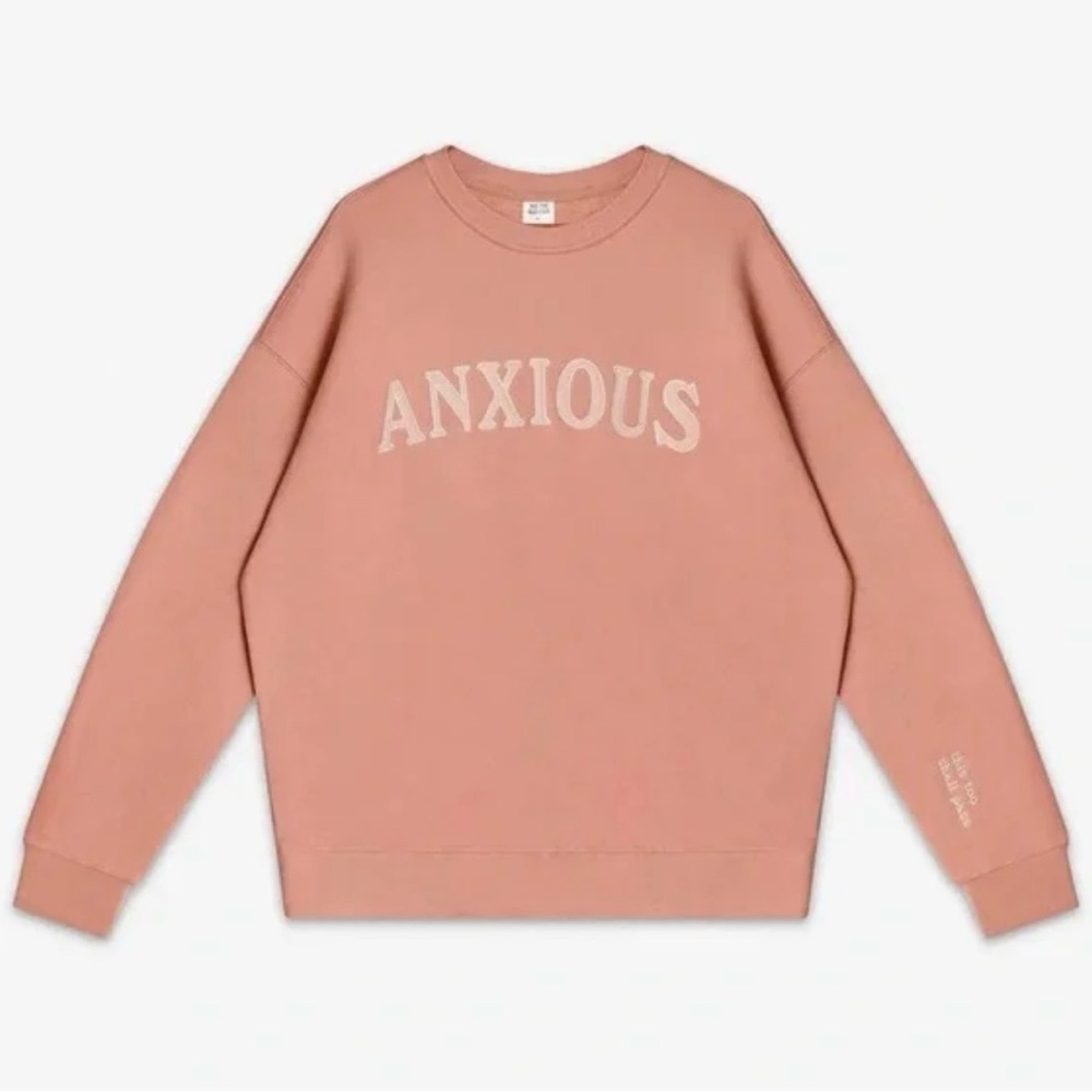 See the way I see -Anxious Pink Sweater